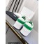 Celine Block Sneakers With Wedge OUTSOLE In Calfskin White/Green 2023