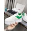 Celine Block Sneakers With Wedge OUTSOLE In Calfskin White/Green 2023