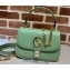 Gucci Blondie top-handle bag 735101 in Leather Light Green 2023