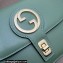 Gucci Blondie top-handle bag 735101 in Leather Light Green 2023