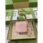 Gucci Bamboo 1947 mini top handle bag 724641 in Patent Leather Light Pink 2023