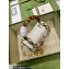 Gucci Bamboo 1947 mini top handle bag 724641 in Patent Leather White 2023