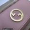 Gucci Blondie continental chain wallet 725215 in Leather Light Pink 2023