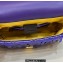 Fendi sequin and leather Iconic Baguette mini bag Purple 2023