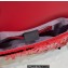 Fendi sequin and leather Iconic Baguette mini bag Red 2023