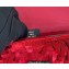 Fendi sequin and leather Iconic Baguette mini bag Red 2023