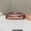 Fendi sequin and leather Iconic Baguette medium bag Pink 2023