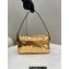 Fendi sequin and leather Iconic Baguette 1997 medium bag Gold 2023