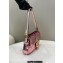 Fendi sequin and leather Iconic Baguette 1997 medium bag Pink 2023