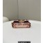 Fendi sequin and leather Iconic Baguette mini bag Pink 2023