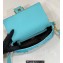 Fendi sequin and leather Iconic Baguette medium bag Turquoise Blue 2023