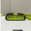 Fendi sequin and leather Iconic Baguette medium bag Green 2023