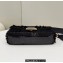 Fendi sequin and leather Iconic Baguette medium bag Black 2023