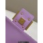 Fendi sequin and leather Iconic Baguette medium bag Lilac 2023