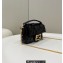 Fendi sequin and leather Iconic Baguette mini bag Black 2023