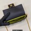 Fendi sequin and leather Iconic Baguette mini bag Black 2023
