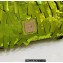 Fendi sequin and leather Iconic Baguette mini bag Green 2023