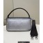 Fendi sequin and leather Iconic Baguette medium bag Silver 2023