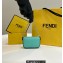 Tiffany & Co. charm x Fendi Nano Baguette Bag Charm in Tiffany Blue leather with Sterling Silver 2023