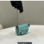 Tiffany & Co. charm x Fendi Nano Baguette Bag Charm in Tiffany Blue leather with Sterling Silver 2023