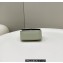 Fendi leather Nano Bag F bag Light Green 2023