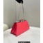 Fendi leather Peekaboo Cut Medium bag Pink 2023