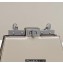 Fendi leather Peekaboo Cut Petite bag Beige 2023