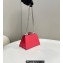 Fendi leather Peekaboo Cut Petite bag Pink 2023
