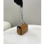 Fendi leather Nano Bag F bag Brown 2023