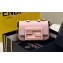 Fendi Fendace Nano Baguette Bag Charm Leather Pink 2023