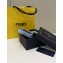 Fendi Fendace Nano Baguette Bag Charm Leather Blue 2023