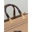 Fendi leather and elaphe Sunshine Medium shopper Bag Apricot 2023