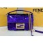 Fendi sequin and leather Iconic Baguette mini bag Purple 2023
