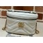 Gucci GG Marmont mini shoulder bag 699515 White 2023