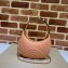 Gucci GG Marmont half-moon-shaped mini bag ‎699514 Peach 2023