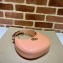 Gucci GG Marmont half-moon-shaped mini bag ‎699514 Peach 2023