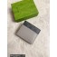 Gucci Wallet with cut-out Interlocking G 701420 Gray 2023