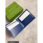 Gucci Wallet with cut-out Interlocking G 701420 Blue 2023