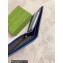 Gucci Wallet with cut-out Interlocking G 701420 Blue 2023
