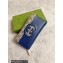 Gucci Long Zip Wallet with cut-out Interlocking G 701423 Blue 2023