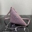 Prada Triangle satin mini-bag with crystals 1BC190 Pink 2023