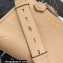 Prada Small leather Symbole bag with topstitching 1BA379 Beige 2023