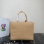 Prada Large leather Symbole bag with topstitching 1BA377 Beige 2023