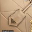 Prada Large leather Symbole bag with topstitching 1BA377 Beige 2023