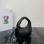 Prada Soft padded nappa leather mini-bag 1BA384 Black 2023