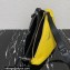 Prada Saffiano leather and leather shoulder bag 2VH157 Black/Yellow 2023