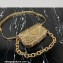 Prada Satin mini-bag with crystals 1BD329 Gold 2023