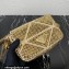 Prada Satin mini-bag with crystals 1BD329 Gold 2023