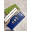 Gucci Card case with cut-out Interlocking G 701425 Blue 2023