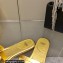 Fendi Baguette leather slides Gold 2023